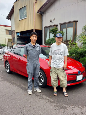 中古車の納車